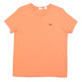 LEVI'S Womens Orange Graphic T-Shirt M Short Sleeve Crew Neck Casual Cotton