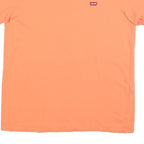 LEVI'S Womens Orange Graphic T-Shirt M Short Sleeve Crew Neck Casual Cotton