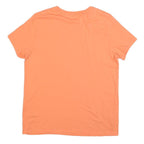 LEVI'S Womens Orange Graphic T-Shirt M Short Sleeve Crew Neck Casual Cotton