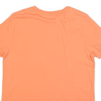 LEVI'S Womens Orange Graphic T-Shirt M Short Sleeve Crew Neck Casual Cotton