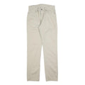 LEVI'S Mens Cotton Blend Beige Slim Slim Leg Trousers W31 L32 Casual Zip Closure