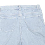 Womens Light Blue Denim Casual Shorts Plain S W26 Summer Casual Wear