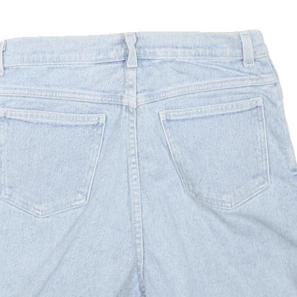 Womens Light Blue Denim Casual Shorts Plain S W26 Summer Casual Wear