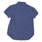 POLO RALPH LAUREN Womens Blue Button Shirt XS Cotton Blend Classic