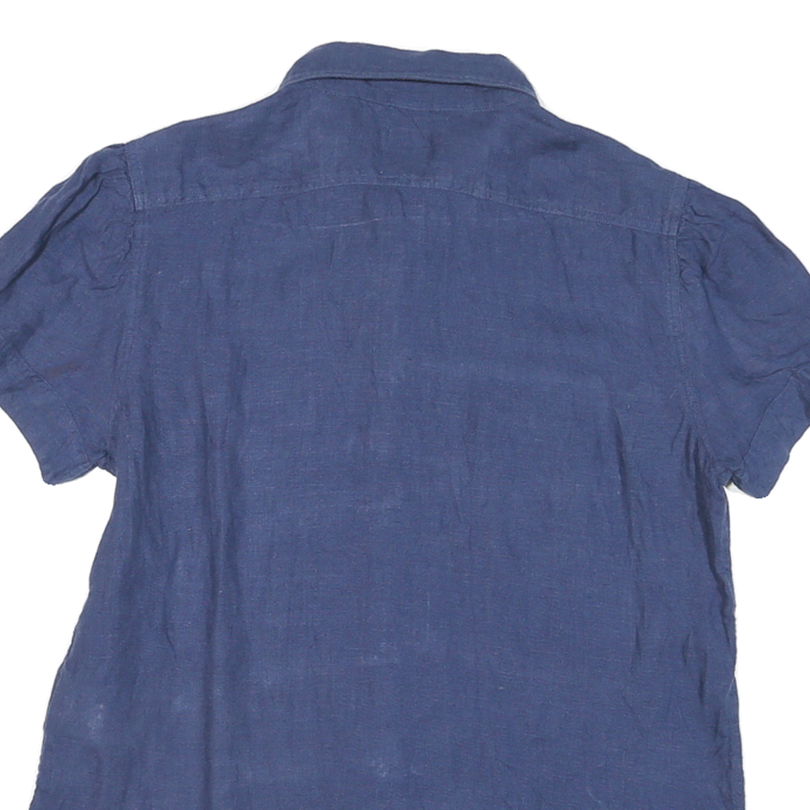 POLO RALPH LAUREN Womens Blue Button Shirt XS Cotton Blend Classic