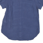 POLO RALPH LAUREN Womens Blue Button Shirt XS Cotton Blend Classic