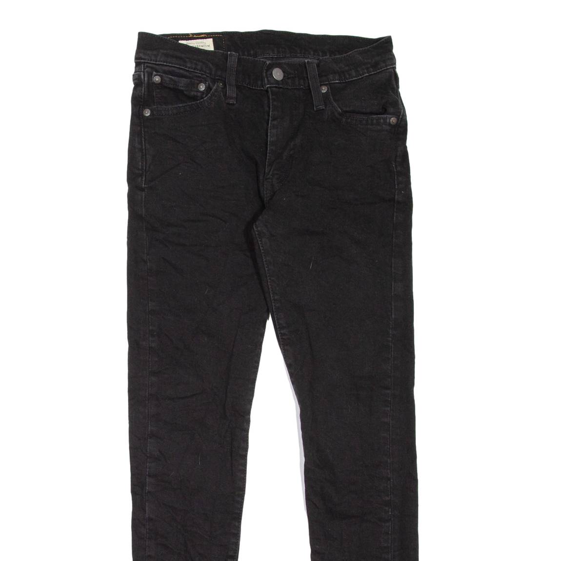 LEVI'S Taper BIG E Mens Jeans Black Slim Skinny W29 L30