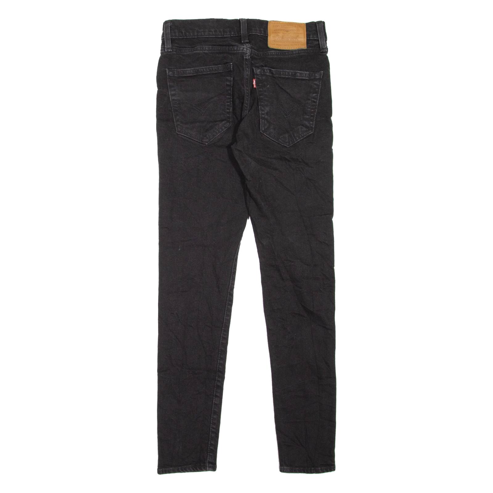 LEVI'S Taper BIG E Mens Jeans Black Slim Skinny W29 L30
