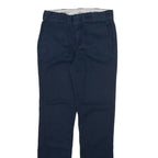 DICKIES 776f Womens Trousers Blue Slim Straight W28 L31