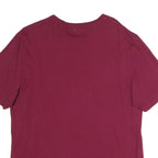 CALVIN KLEIN JEANS Womens Red Graphic T-Shirt M Short Sleeve Crew Neck Logo