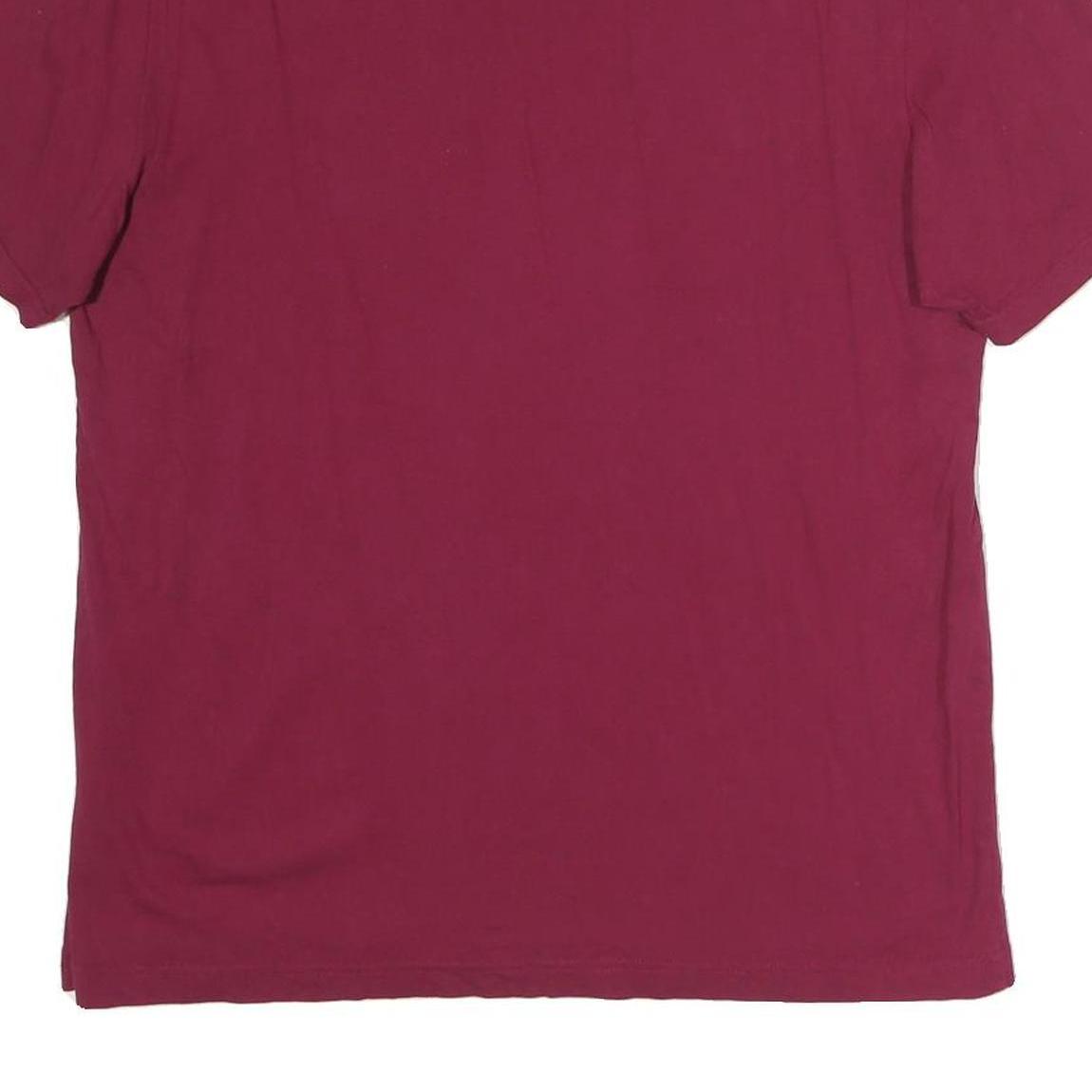 CALVIN KLEIN JEANS Womens Red Graphic T-Shirt M Short Sleeve Crew Neck Logo