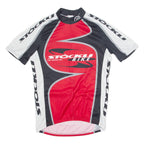 CUORE Cycling Mens Jersey Red 1/4 Zip S