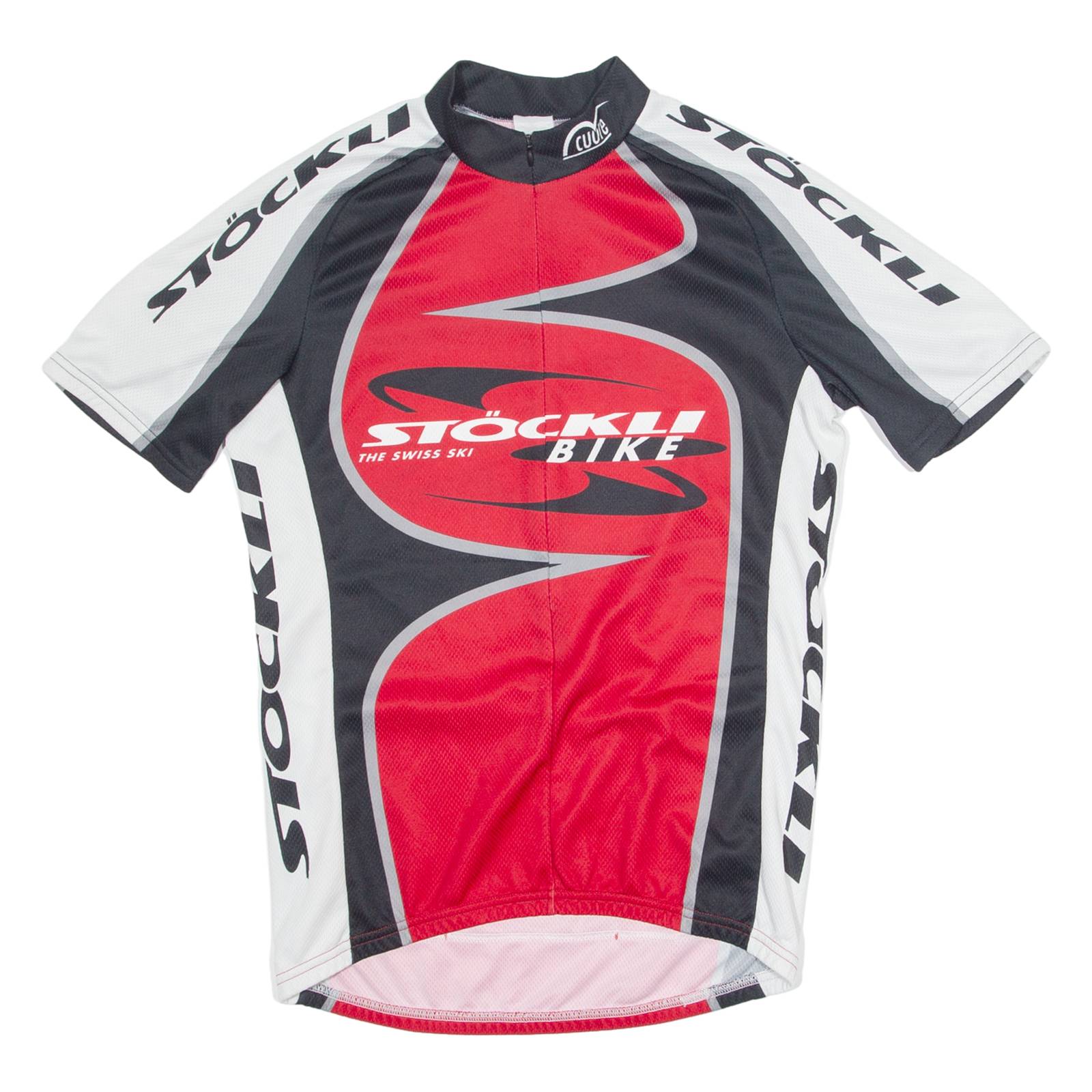 CUORE Cycling Mens Jersey Red 1/4 Zip S