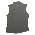 JACK WOLFSKIN Womens Grey S Polyamide Vest Jacket Outdoor Zip Pocket