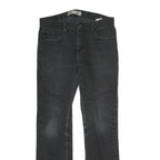 LEVI'S 511 Mens Jeans Black Regular Slim Denim Medium W30 L30 Stretch