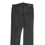 LEVI'S 511 Mens Jeans Black Regular Slim Denim Medium W30 L30 Stretch