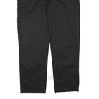 DICKIES Mens Cotton Blend Black Regular Straight Trousers W42 L31 Workwear Zip