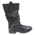 RIEKER Casual Womens Ankle Boots Black Leather UK 7 Stylish Everyday Wear
