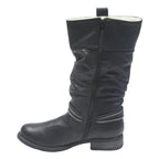 RIEKER Casual Womens Ankle Boots Black Leather UK 7 Stylish Everyday Wear
