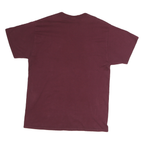 PORT & COMPANY Mens Maroon Rascals Baseball T-Shirt M Short Sleeve Crew Neck