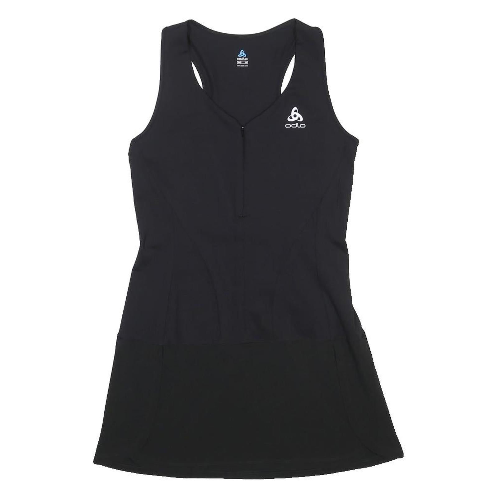ODLO Womens Black Polyester Blend Tank Dress Athletic Sportswear M Sporty