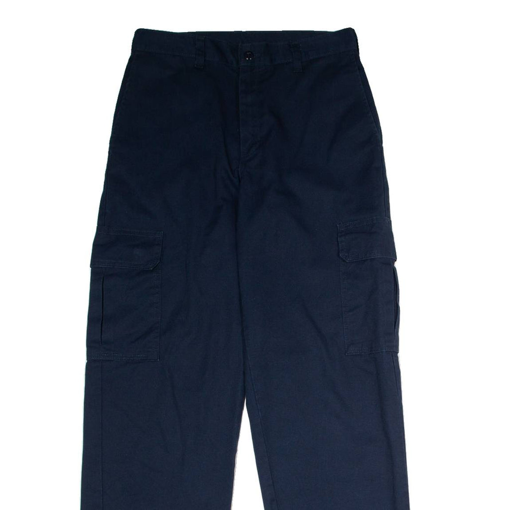 DICKIES Workwear Cargo Mens Trousers Blue Regular Straight W30 L32