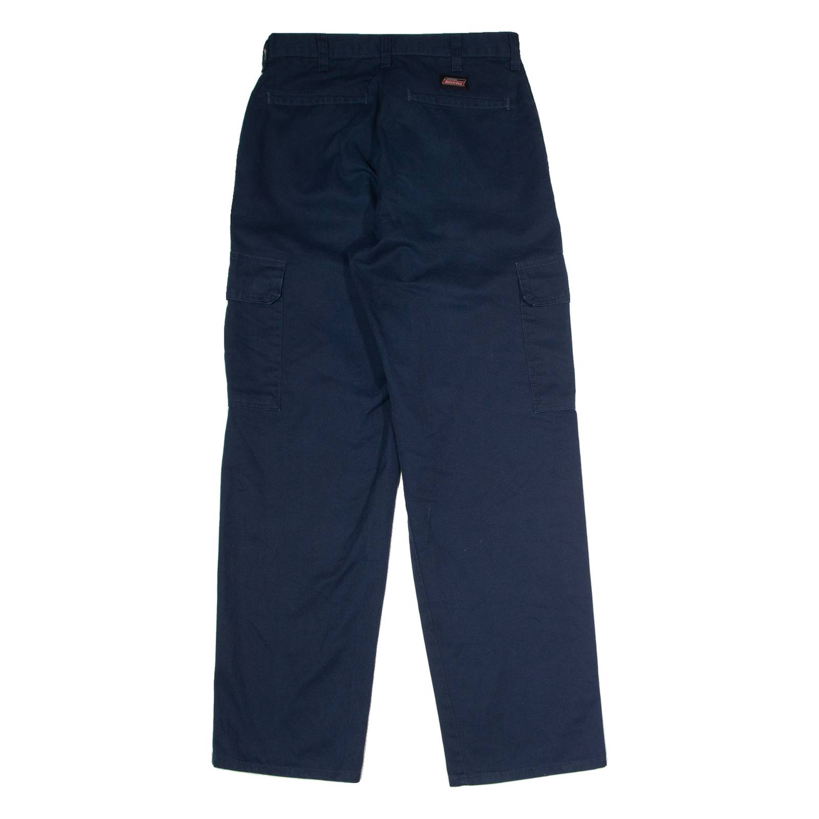 DICKIES Workwear Cargo Mens Trousers Blue Regular Straight W30 L32