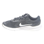 NIKE Boys Running Trainers Low Top Black & White Synthetic UK 3 Lightweight