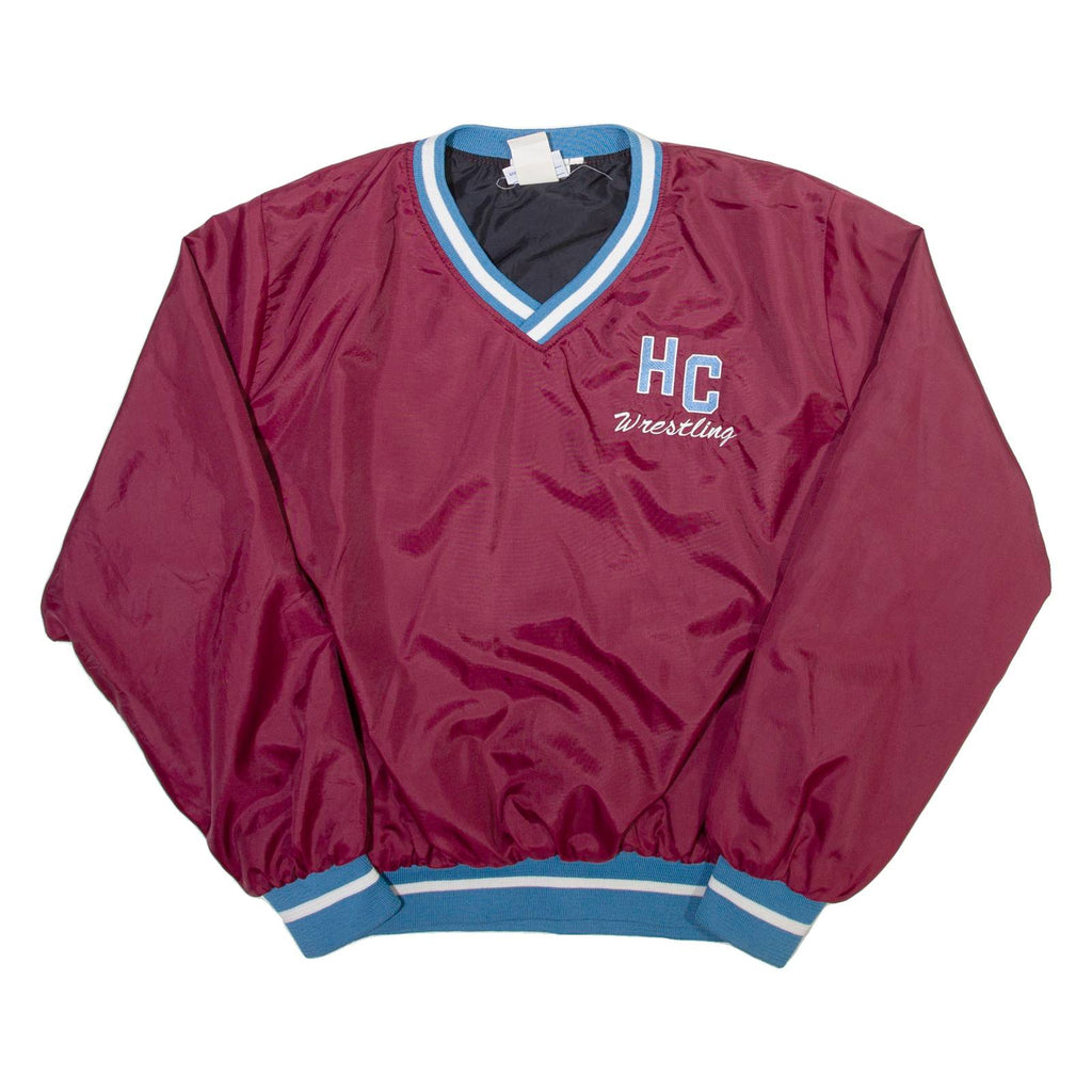 GEM SPORTSWEAR Mens Sweatshirt Maroon V-Neck XL