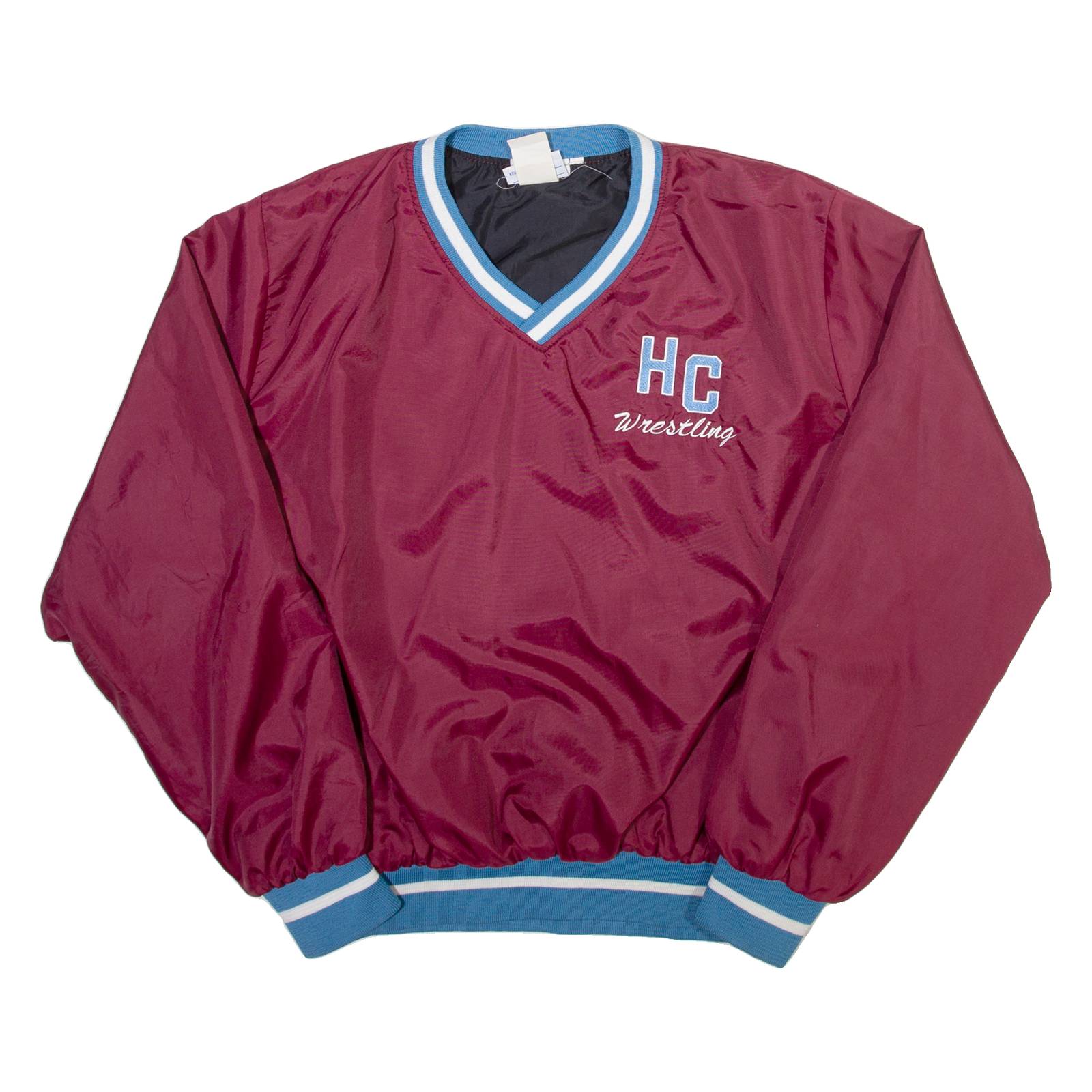 GEM SPORTSWEAR Mens Sweatshirt Maroon V-Neck XL