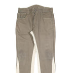 LEVI'S 501 Mens Jeans Beige & Cream Regular Straight Denim W34 L30 Button