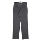 LEVI'S 314 Womens Jeans Black Regular Straight Denim W29 L32 Zip Cotton Blend