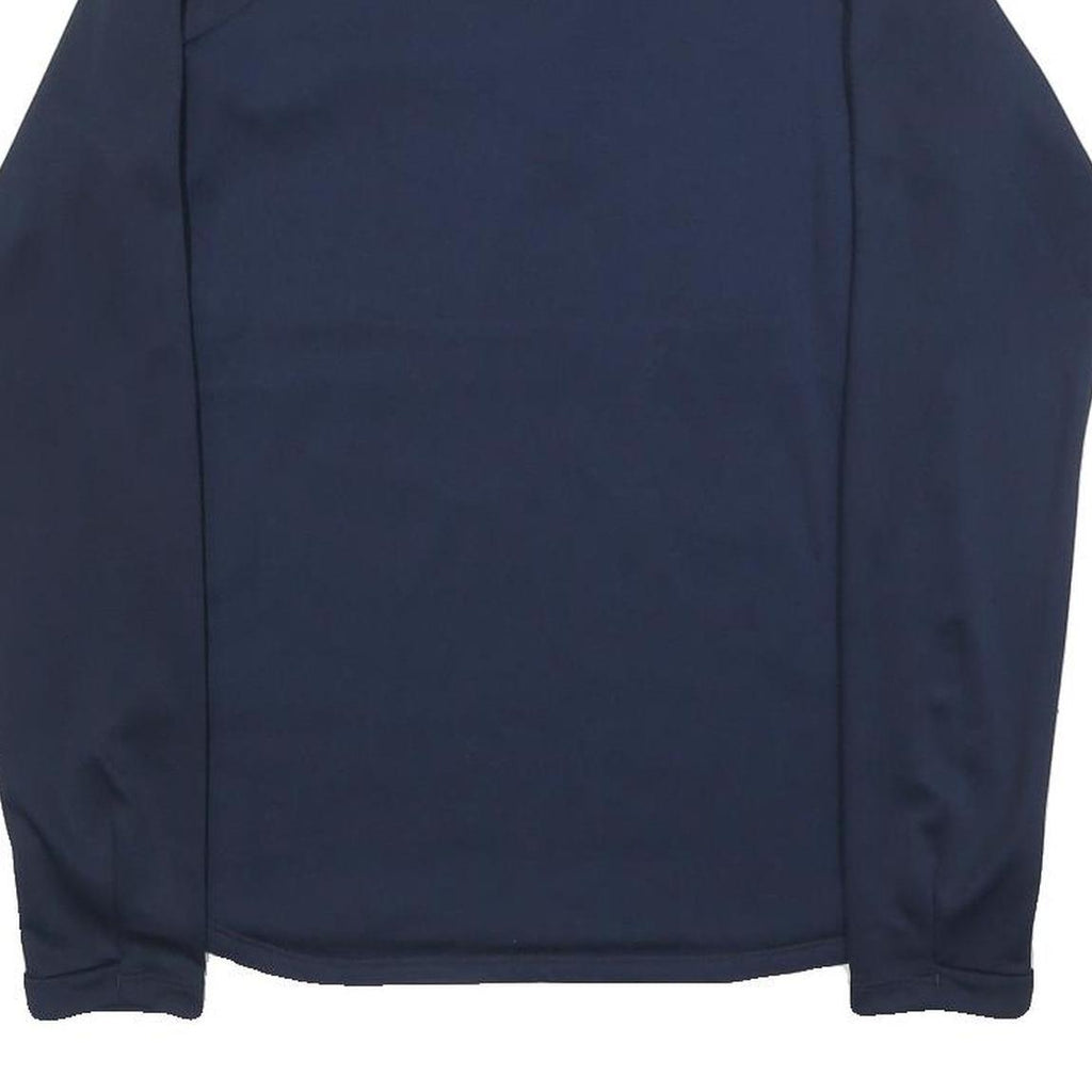 NIKE Mens Navy Crew Neck Sweatshirt S Polyester Sportswear Activewear