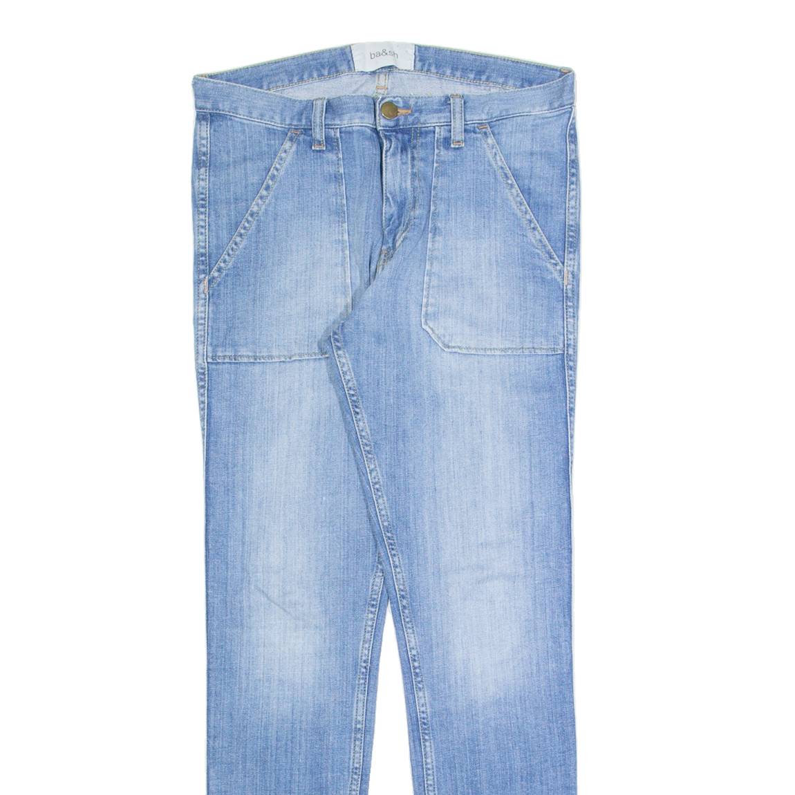 BA&SH Womens Jeans Blue Slim Skinny Stone Wash W28 L28