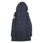 NAPAPIJRI Womens Navy Blue Jacket XS Polyamide Hooded Zip Casual Outdoor