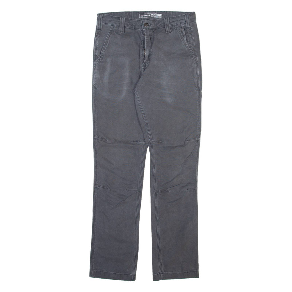 CARHARTT Mens Trousers Grey Regular Straight W30 L32