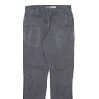 CARHARTT Mens Trousers Grey Regular Straight W30 L32