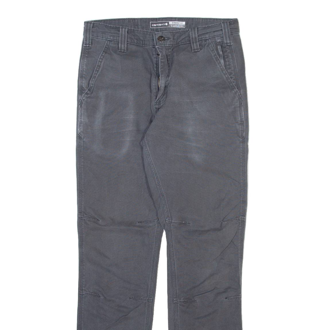 CARHARTT Mens Trousers Grey Regular Straight W30 L32