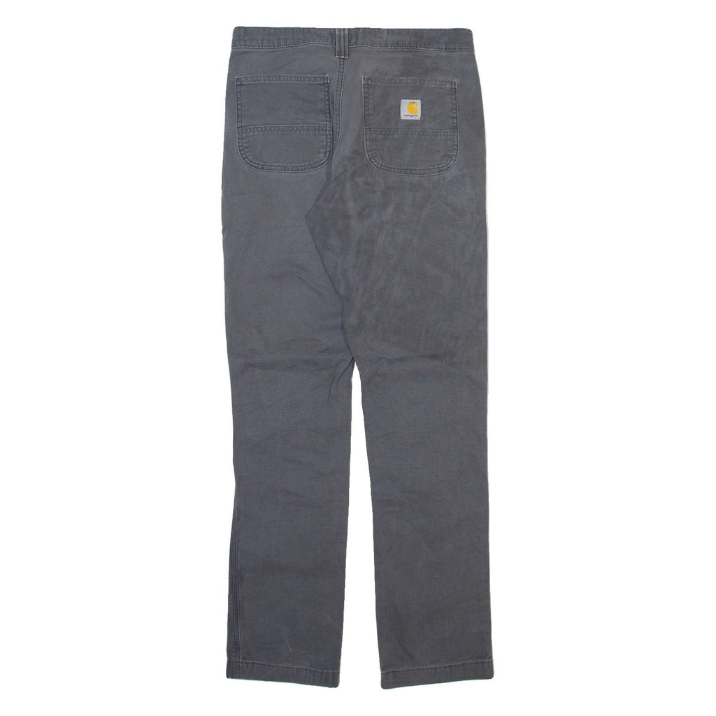 CARHARTT Mens Trousers Grey Regular Straight W30 L32
