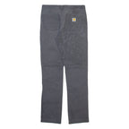 CARHARTT Mens Trousers Grey Regular Straight W30 L32