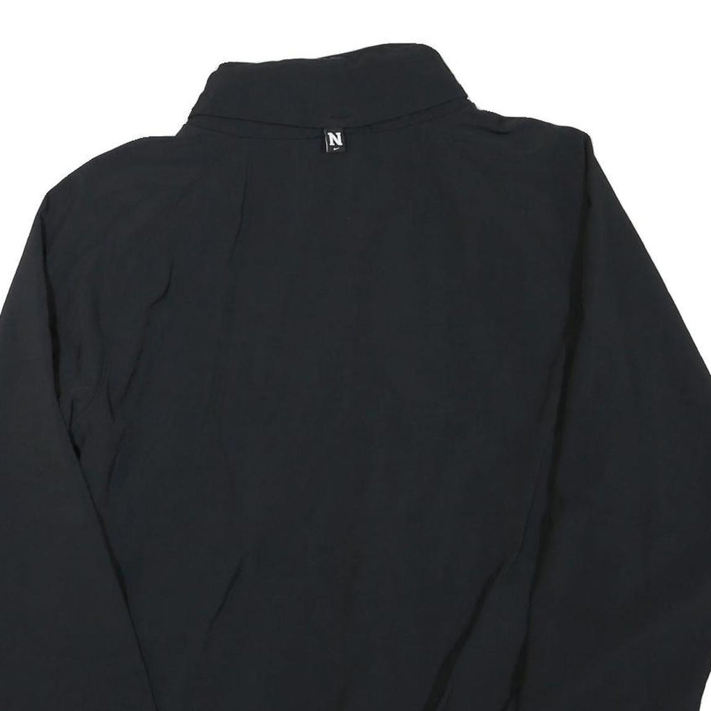 NIKE Mens Black Athletics Zip Jacket XL Polyester Blend Plain Casual Sportswear