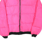Womens Pink Jacket XL Polyester Blend Puffer Warm Casual Zip Fastening