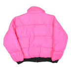Womens Pink Jacket XL Polyester Blend Puffer Warm Casual Zip Fastening