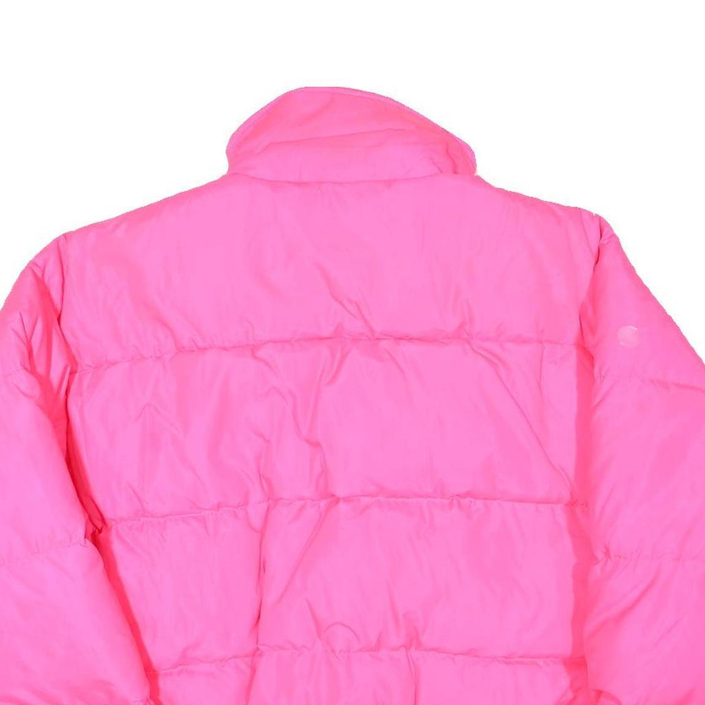 Womens Pink Jacket XL Polyester Blend Puffer Warm Casual Zip Fastening