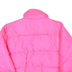 Womens Pink Jacket XL Polyester Blend Puffer Warm Casual Zip Fastening
