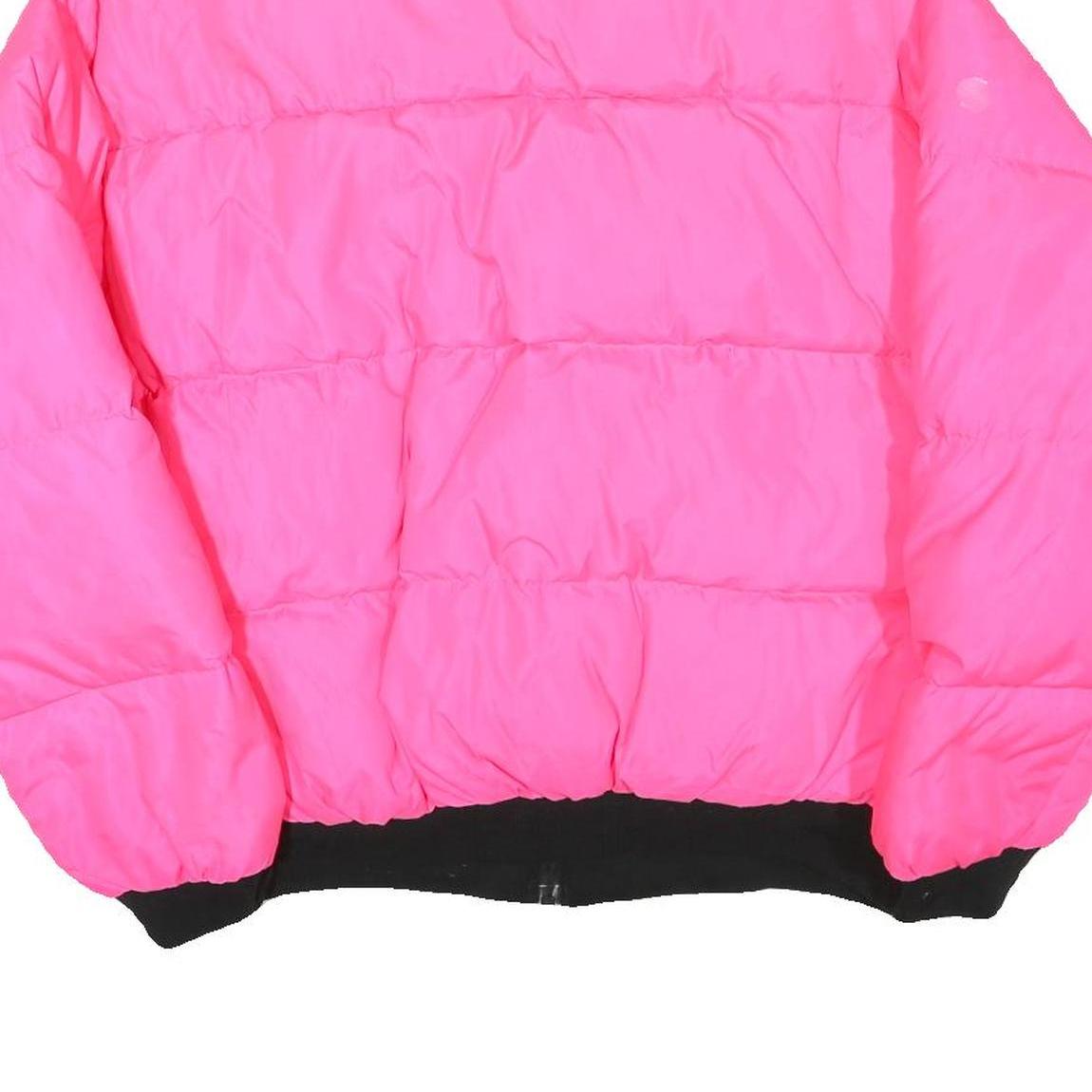 Womens Pink Jacket XL Polyester Blend Puffer Warm Casual Zip Fastening
