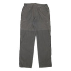COLUMBIA Mens Polyester Blend Grey Regular Straight Trousers W31 L32 Zip