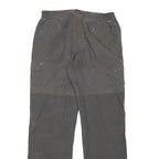 COLUMBIA Mens Polyester Blend Grey Regular Straight Trousers W31 L32 Zip