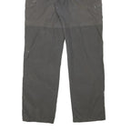 COLUMBIA Mens Polyester Blend Grey Regular Straight Trousers W31 L32 Zip