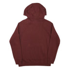 NIKE Mens Maroon Hoodie S Cotton Blend Pullover Casual Sports Sweatshirt